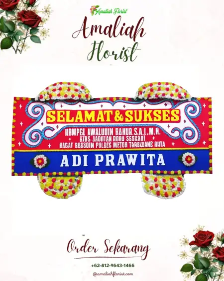 Papan Bunga Ucapan Selamat Sudirman